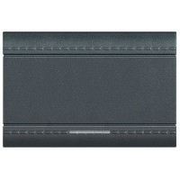 Tecla 3 módulos Antracita BTicino Livinglight L4915M3N