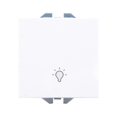 Pulsador  Ancho Grabado Luz 20000161-090 Simon 270