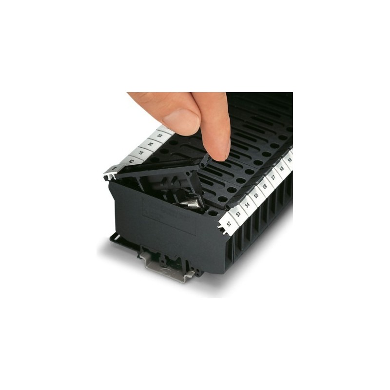 Borna Portafusibles UT 5 HESI para carril Phoenix 3004100