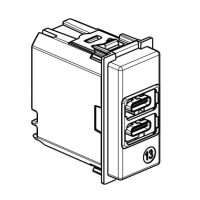 Cargador USB C+C 1 Módulo Bticino Living Now K4191CC
