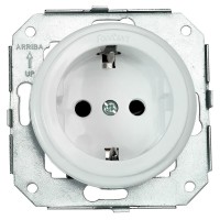 Enchufe TT Lateral Fontini Garby Colonial Blanco 31212052