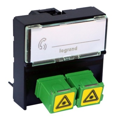 Fibra Óptica 2xSC/APC Legrand Valena Next Dark 741479