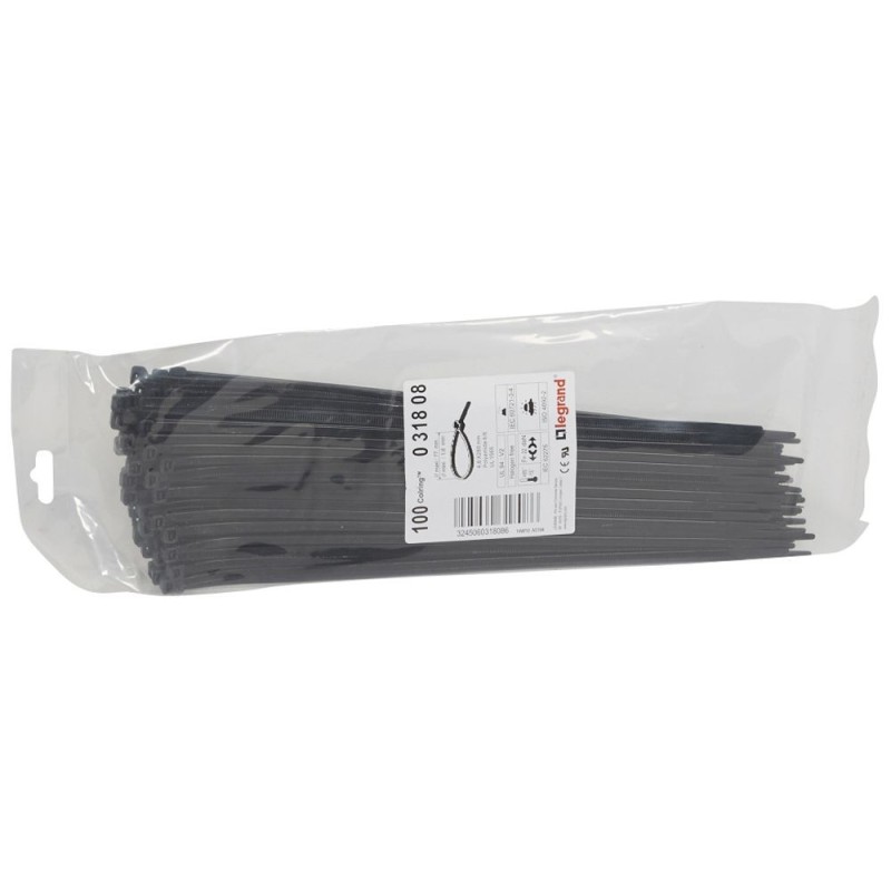 Bridas Color Negro 4,6x280 mm Legrand 031808