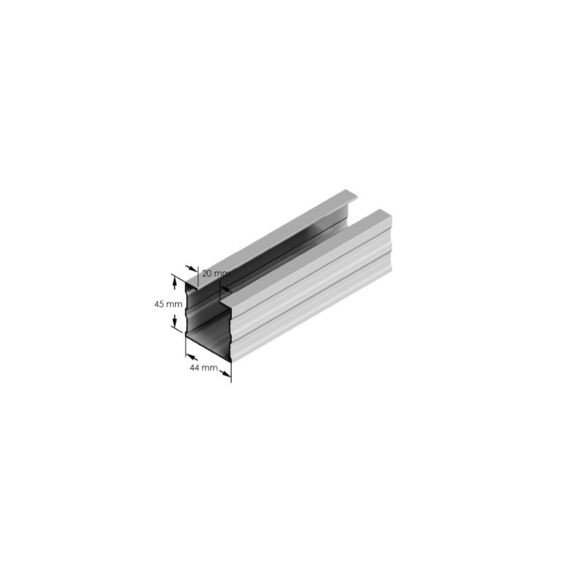 Perfil G3 Aluminio para Estructuras Solares 2350 mm Sunfer