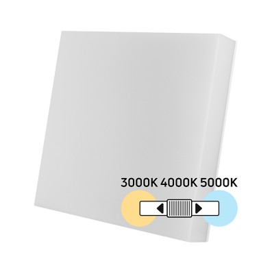 Plafón Cuadrado Multipotencia 18W/24W/30W Ultralux LFPS30CCTS