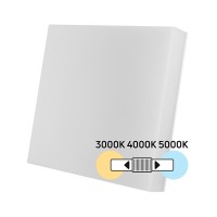 Plafón Cuadrado Multipotencia 18W/24W/30W Ultralux LFPS30CCTS