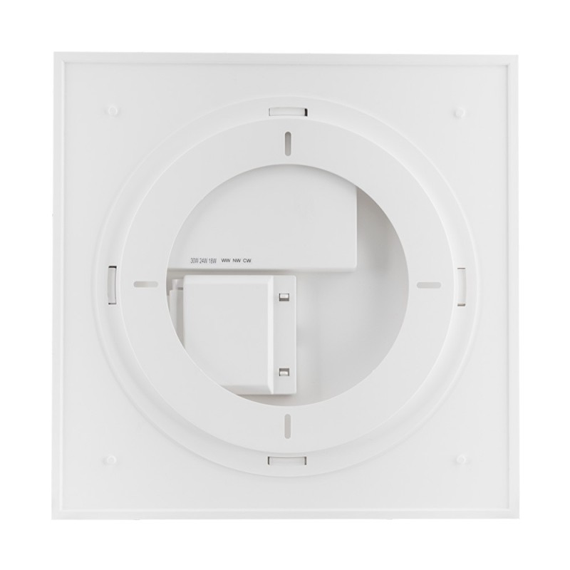 Plafón Cuadrado Multipotencia 18W/24W/30W Ultralux LFPS30CCTS