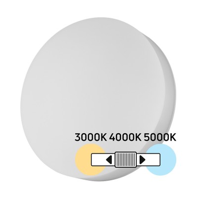 Plafón Redondo Multipotencia 18W/24W/30W Ultralux LFPR30CCTS