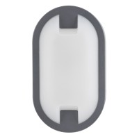 Plafón LED ovalado 15W 4000K Ultralux LBHE1540GR