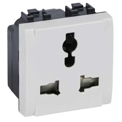 Toma Multiestándar BTicino LivingLight N4139 Blanco