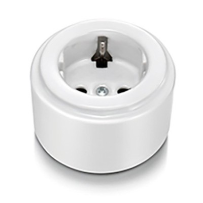 Base de enchufe 16A Fontini Do 33212172 Porcelana blanca