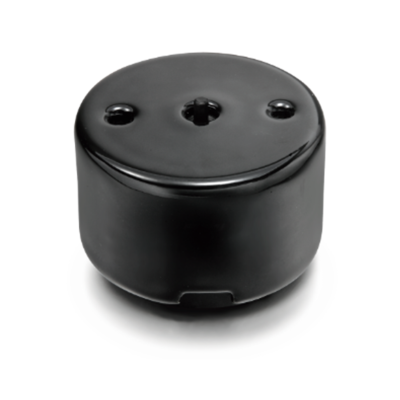 Pulsador Rotativo 10AX Porcelana Negra 33328271 Fontini Do