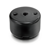 Pulsador Rotativo 10AX Porcelana Negra 33328271 Fontini Do