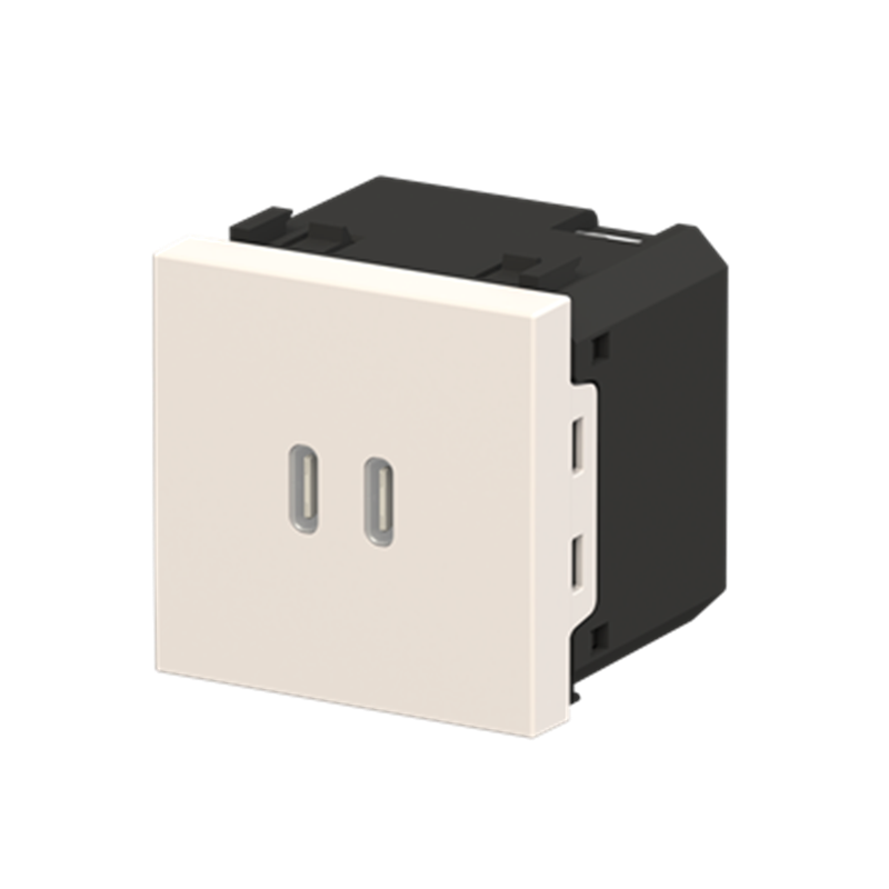 Cargador USB C+C 30W Niessen Zenit Blanco N2285.5 BL