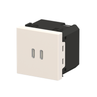 Cargador USB C+C 30W Niessen Zenit Blanco N2285.5 BL