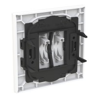 Tecla Doble Interruptor-Conmutador Niessen Alter Vega 8811.08