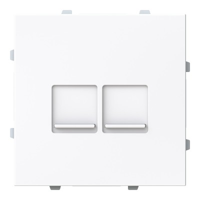 Tapa Informática RJ45 2 ventanas Niessen Vega 8816.4