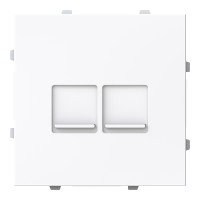 Tapa Informática RJ45 2 ventanas Niessen Vega 8816.4