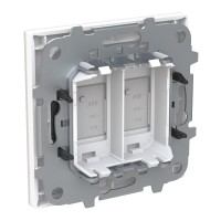 Tapa Informática RJ45 2 ventanas Niessen Vega 8816.4