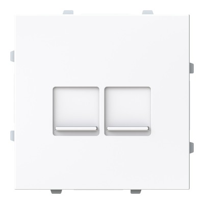Tapa Informática RJ45 2 ventanas Niessen Vega 8816.4