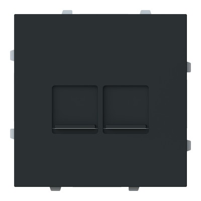 Tapa Informática RJ45 2 ventanas Niessen Vega 8816.4