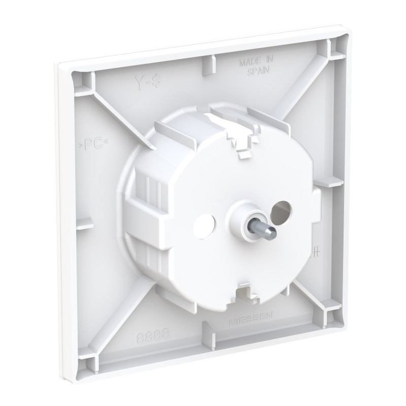 Tapa Base Enchufe Schuko T.T. Lateral Niessen Vega 8888