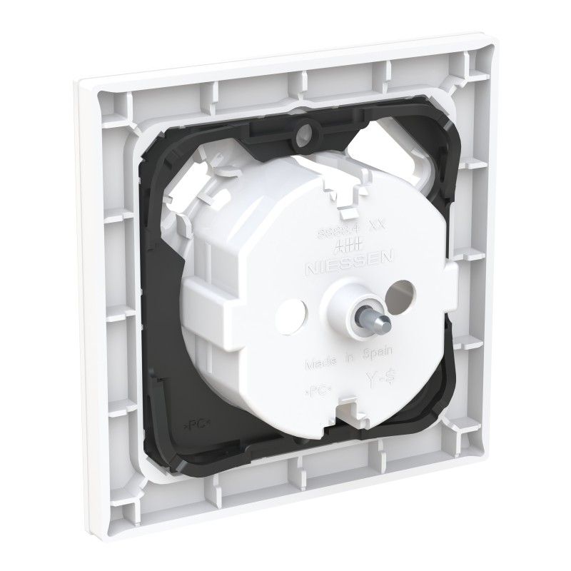 Tapa Schuko + Cargador Usb A+C Niessen Vega 8888.4