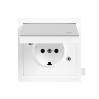 Tapa Base Enchufe Schuko Con Tapa Niessen Vega 8888.1 - Bricoelige