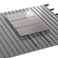 Soporte Coplanar Cubierta Metálica fijación a correas 01.1V Vertical