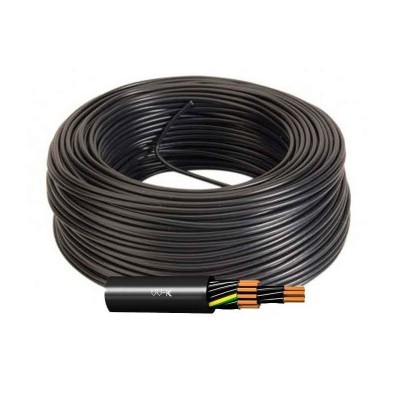 Manguera Eléctrica Multipolar Negra 10G1 VV-K 0,6/1 kV