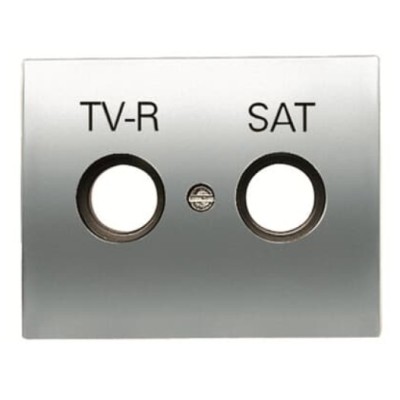 Tapa para Toma TV-R/SAT Niessen Olas 8450.1 TT Titanio