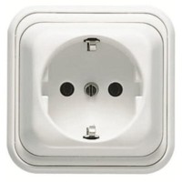 Base Enchufe 2P+T 16A Superficie Niessen Over 1588 BL