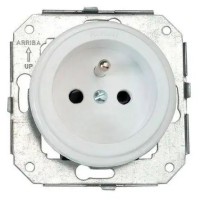 Base Enchufe Francesa 2P+T Fontini Garby Colonial 31208052