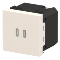 Cargador Doble C+C 30W Niessen Zenit N2285.5