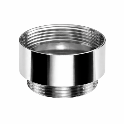 Ampliación rosca métrica 25 a métrica 32 en latón niquelado