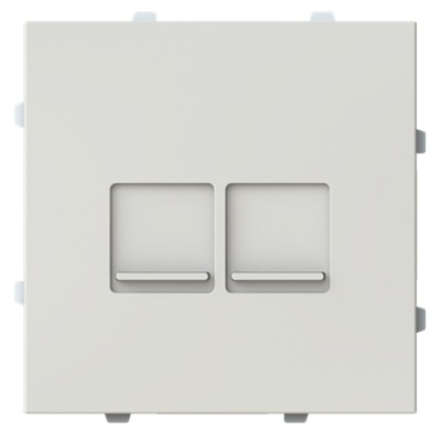 Tapa Informática Doble RJ45 Niessen Vega 8816.4