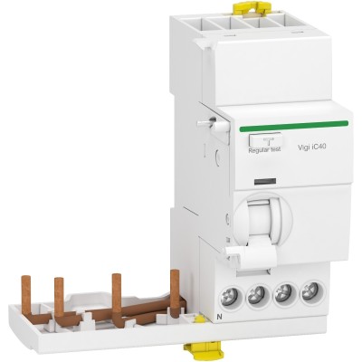 Bloque Diferencial Schneider Acti9 Vigi iC40 3P+N 25A 30mA AC A9Y82725