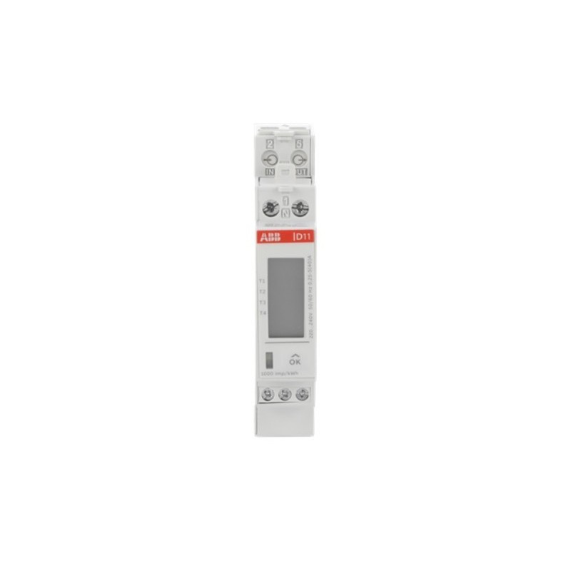 Contador de Energía D11 40A ABB 1 Módulo 2CMA241655R1000
