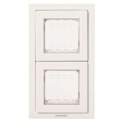Marcos 2 Ventanas IP55 Niessen Zenit N3272