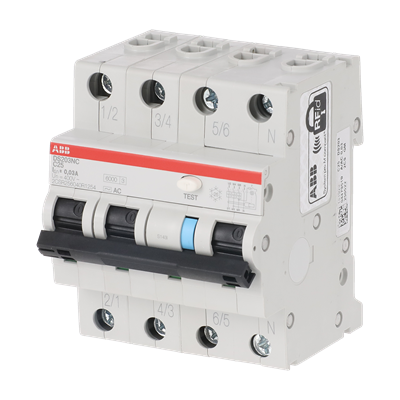 Interruptor combinado Diferencial-Magnetotérmico 3P+N C25 AC30 30 mA