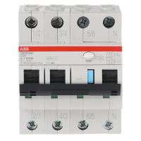 Interruptor combinado Diferencial-Magnetotérmico 3P+N C25 AC30 30 mA