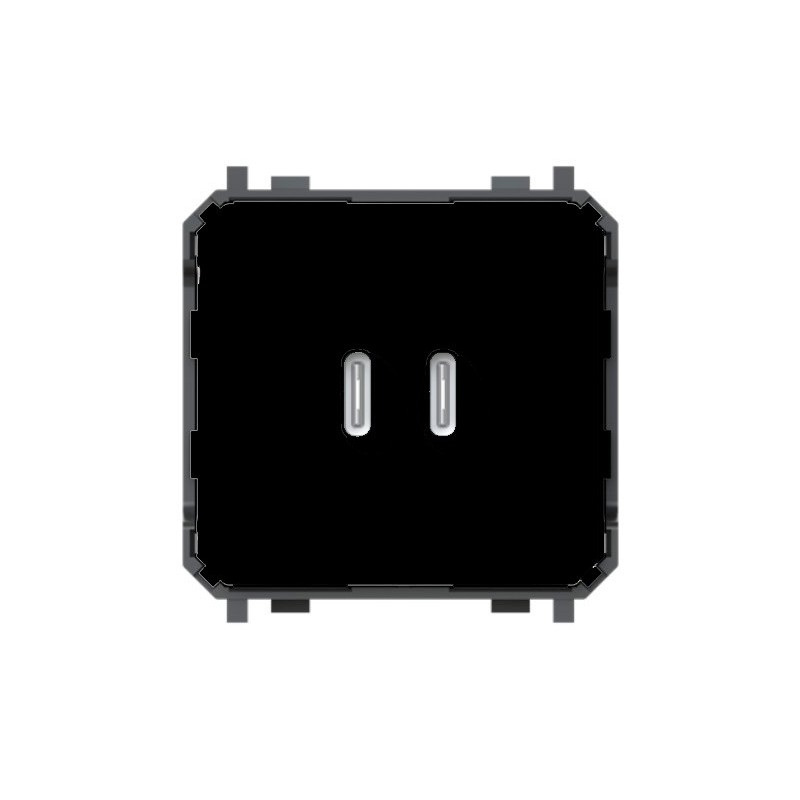 Cargador Doble USB C+C 30W Niessen Vega 8185.5