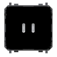 Cargador Doble USB C+C 30W Niessen Vega 8185.5