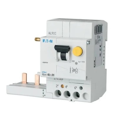 Bloque diferencial FBSmV Eaton 3P 63A Clase AC 300mA - Compatible FAZ6