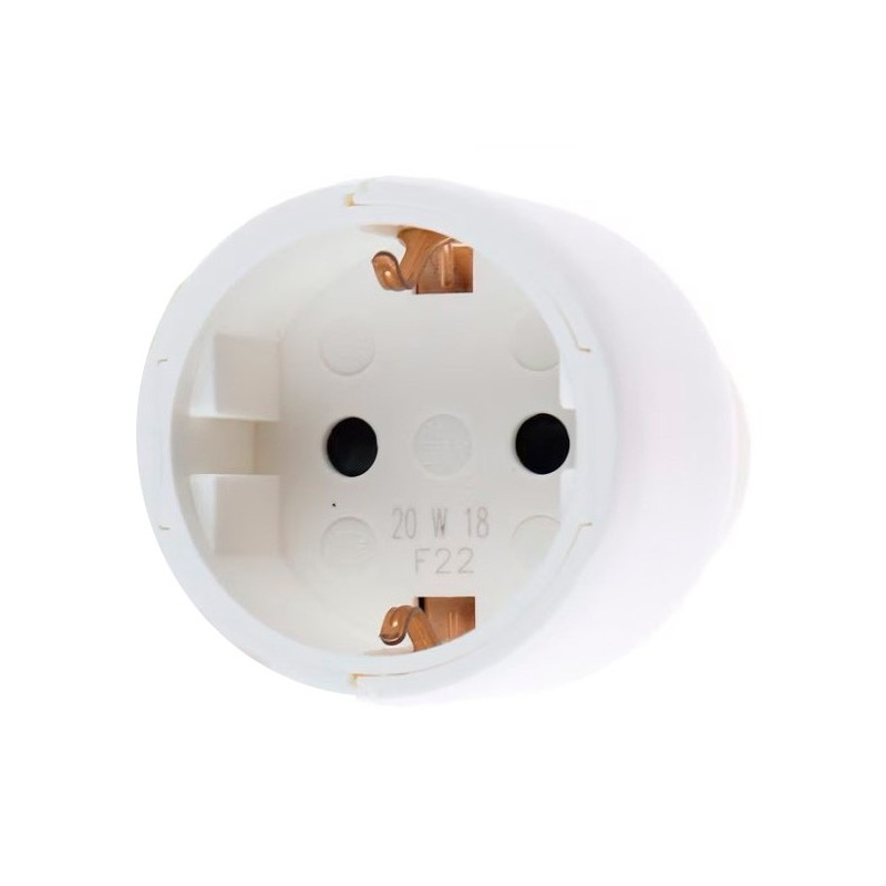 Base Enchufe 2P+T 16A Salida cable recta 050317 Legrand