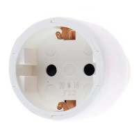 Base Enchufe 2P+T 16A Salida cable recta 050317 Legrand