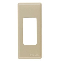 Placa para perfilería Bticino Magic color oxidal 1 módulo