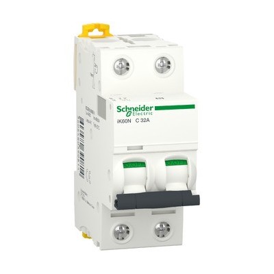 Automático Magnetotérmico 2P 32A C Schneider A9K17232
