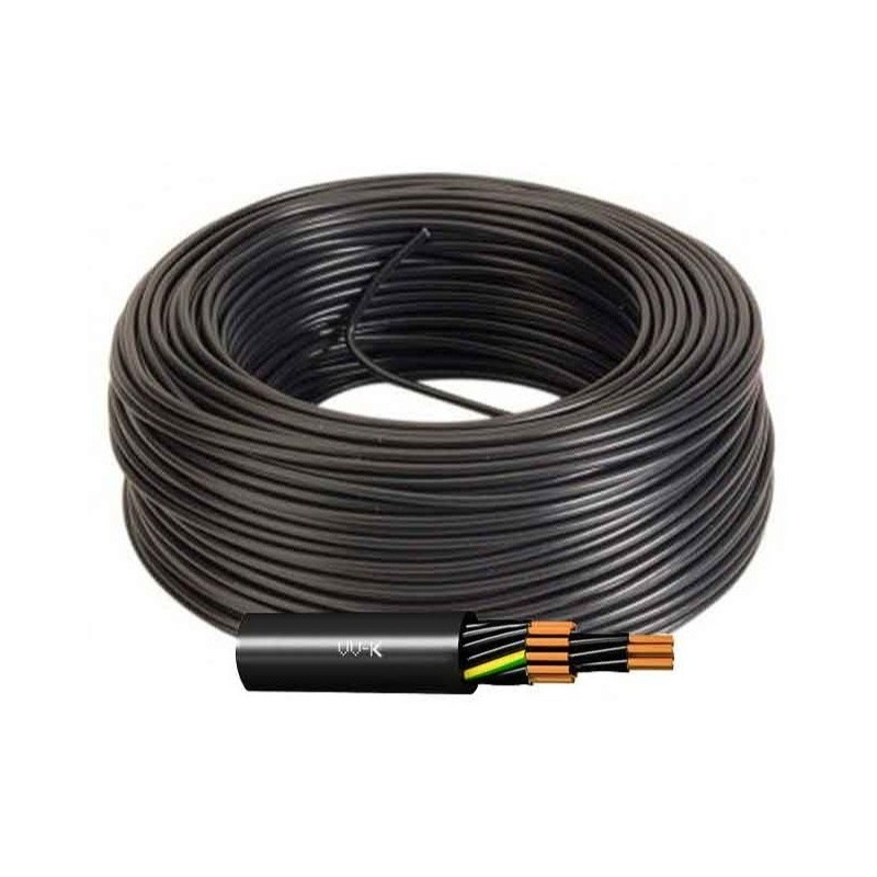 Manguera Multipolar VV-F 0,6/1 kV Flexible 20G2,5 PVC Negro