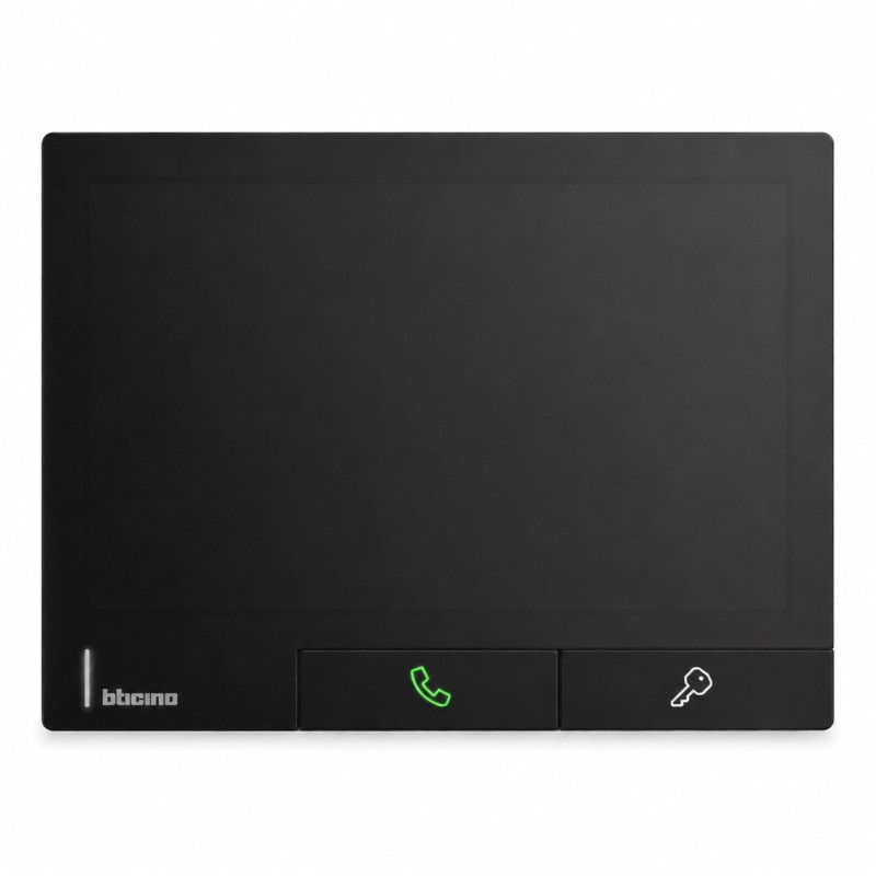 Monitor Videoportero WiFi 2 Hilos Classe 300X Negro Bticino Tegui 344743
